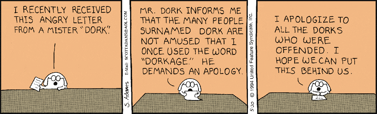 Dilbert Cartoon